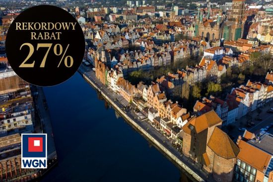 Mieszkanie na  sprzedaż Gdańsk - RABAT 24% | KAWALERKA Z OGRODEM | PREMIUM